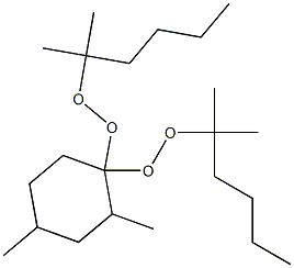 2,4-Dimethyl-1,1-bis(1,1-dimethylpentylperoxy)cyclohexane Struktur