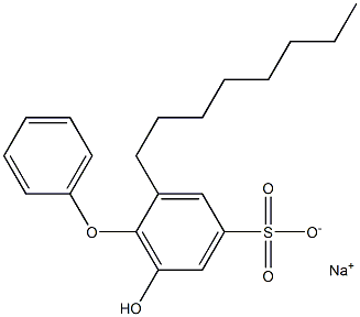 6-Hydroxy-2-octyl[oxybisbenzene]-4-sulfonic acid sodium salt