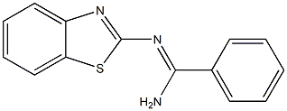 N2-(Benzothiazol-2-yl)benzamidine Struktur