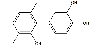 3',4',6'-Trimethyl-1,1'-biphenyl-2',3,4-triol Structure