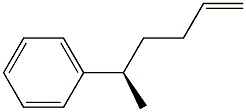 [R,(-)]-5-Phenyl-1-hexene Struktur