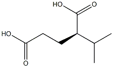 [R,(-)]-2-Isopropylglutaric acid Struktur