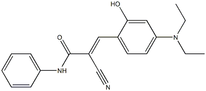 2-Cyano-3-(4-diethylamino-2-hydroxyphenyl)-N-phenylacrylamide|