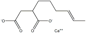 2-(4-Hexenyl)succinic acid calcium salt 结构式