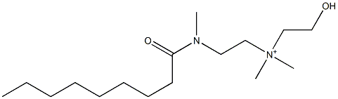 2-(N-Nonanoyl-N-methylamino)-N-(2-hydroxyethyl)-N,N-dimethylethanaminium|