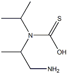 N-(2-アミノ-1-メチルエチル)-N-イソプロピル(チオカルバミン酸) 化学構造式