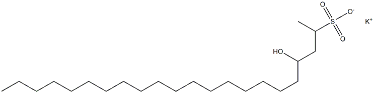 4-Hydroxydocosane-2-sulfonic acid potassium salt|