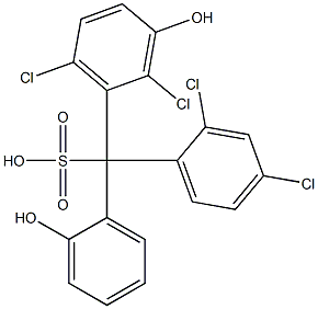 (2,4-Dichlorophenyl)(2,6-dichloro-3-hydroxyphenyl)(2-hydroxyphenyl)methanesulfonic acid