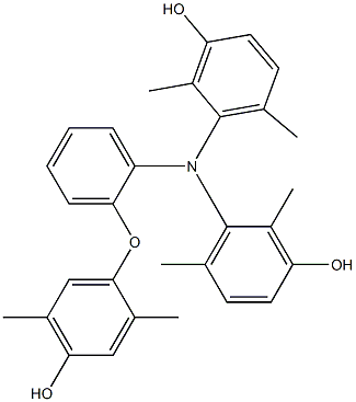 N,N-Bis(3-hydroxy-2,6-dimethylphenyl)-2-(4-hydroxy-2,5-dimethylphenoxy)benzenamine