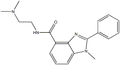 N-[2-(Dimethylamino)ethyl]-2-phenyl-1-methyl-1H-benzimidazole-4-carboxamide