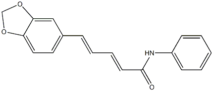 5-(3,4-Methylenebisoxyphenyl)-N-phenyl-2,4-pentadienamide