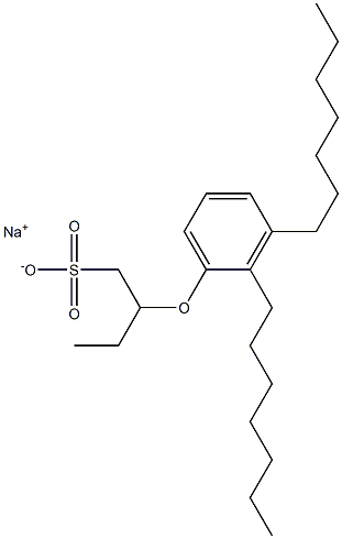 2-(2,3-Diheptylphenoxy)butane-1-sulfonic acid sodium salt