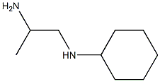 N-(2-Aminopropyl)-N-cyclohexylamine,,结构式