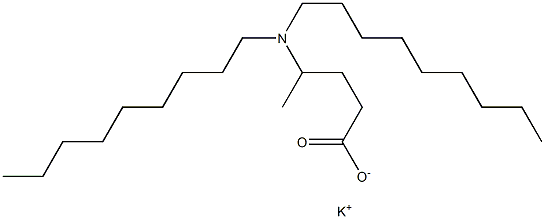 4-(Dinonylamino)valeric acid potassium salt,,结构式