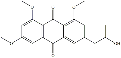  1-Methoxy-3-(2-hydroxypropyl)-6-methoxy-8-methoxy-9,10-anthraquinone