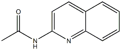 N-(2-Quinolyl)acetamide,,结构式