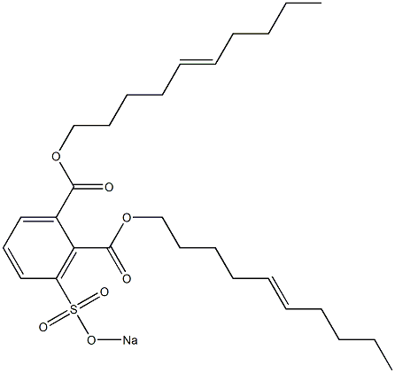 3-(Sodiosulfo)phthalic acid di(5-decenyl) ester|