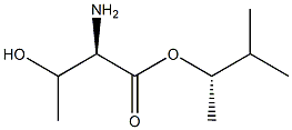 (2R)-2-Amino-3-hydroxybutanoic acid (S)-1,2-dimethylpropyl ester Struktur