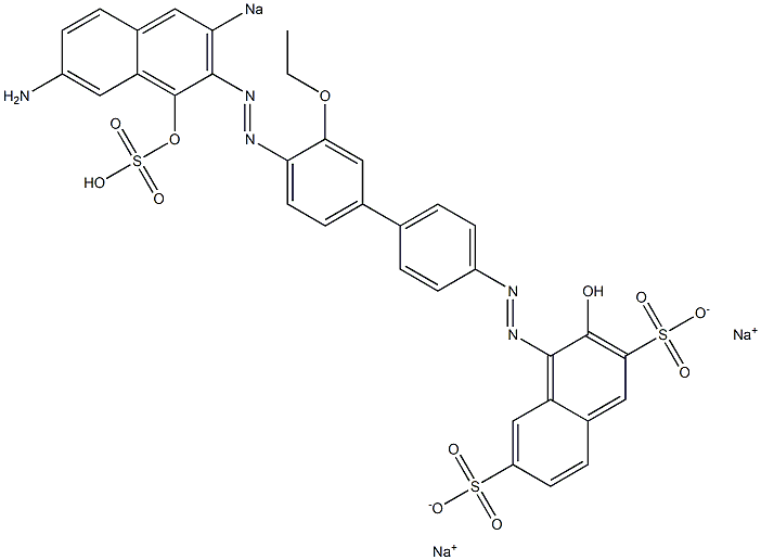 4-[[4'-[(7-Amino-1-hydroxy-3-sodiosulfo-2-naphthalenyl)azo]-3'-ethoxy-1,1'-biphenyl-4-yl]azo]-3-hydroxynaphthalene-2,6-disulfonic acid disodium salt