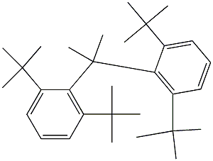 2,2-Bis(2,6-di-tert-butylphenyl)propane,,结构式