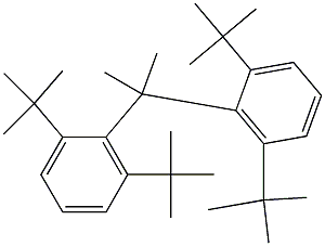 2,2-Bis(2,6-di-tert-butylphenyl)propane 结构式