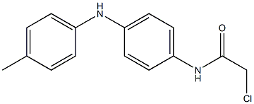 2-Chloro-4'-(4-methylanilino)acetoanilide Structure