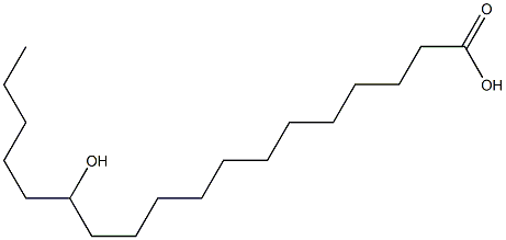 13-Hydroxyoctadecanoic acid Structure