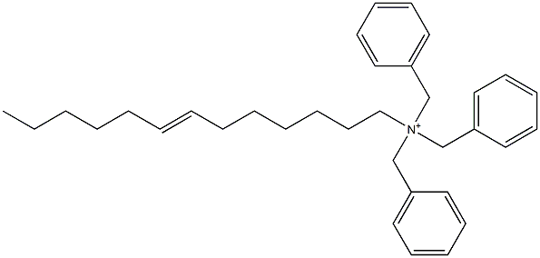 (7-Tridecenyl)tribenzylaminium 结构式