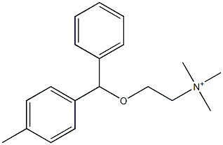 (+)-Trimethyl[2-[phenyl(4-methylphenyl)methoxy]ethyl]aminium