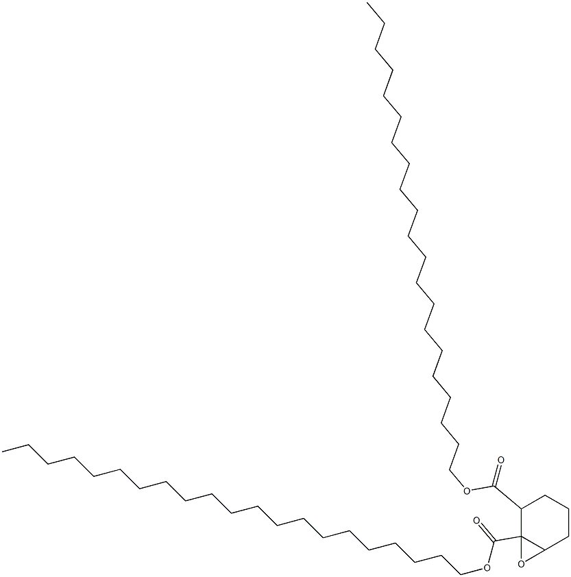 7-Oxabicyclo[4.1.0]heptane-1,2-dicarboxylic acid dihenicosyl ester Struktur