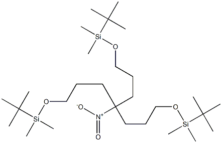 4-Nitro-4-[3-(tert-butyldimethylsilyloxy)propyl]-1,7-bis(tert-butyldimethylsilyloxy)heptane