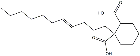 Cyclohexane-1,2-dicarboxylic acid hydrogen 1-(4-undecenyl) ester,,结构式
