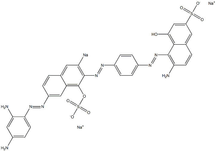 6-Amino-5-[[4-[[7-[(2,4-diaminophenyl)azo]-1-hydroxy-3-sodiosulfo-2-naphthalenyl]azo]phenyl]azo]-4-hydroxynaphthalene-2-sulfonic acid sodium salt