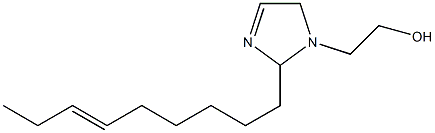 2-(6-Nonenyl)-3-imidazoline-1-ethanol Structure