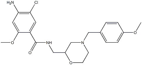 4-Amino-5-chloro-2-methoxy-N-[[4-(4-methoxybenzyl)-2-morpholinyl]methyl]benzamide|