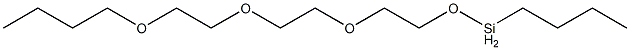 Butyl[2-[2-(2-butoxyethoxy)ethoxy]ethoxy]silane Structure