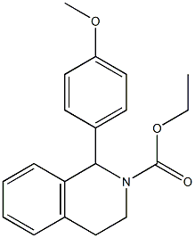  1-(4-Methoxyphenyl)-1,2,3,4-tetrahydroisoquinoline-2-carboxylic acid ethyl ester