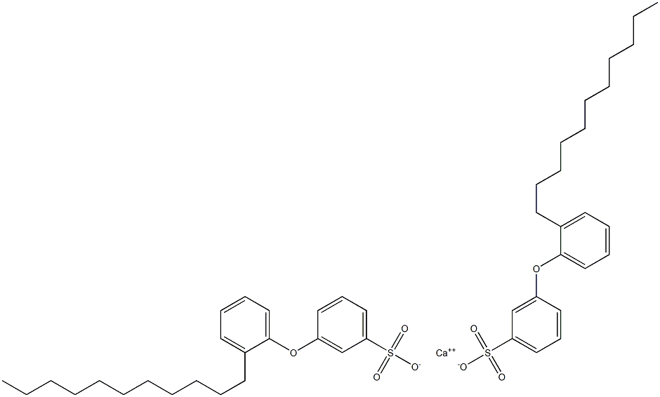 Bis[3-(2-undecylphenoxy)benzenesulfonic acid]calcium salt,,结构式