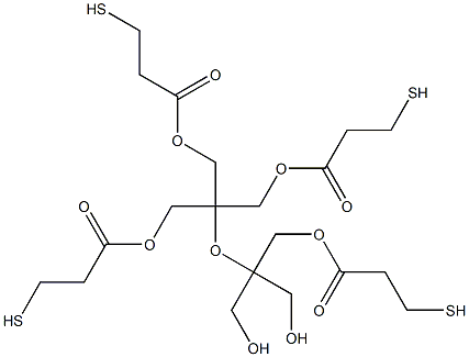  Bis(3-mercaptopropanoic acid)[4,4-bis(hydroxymethyl)-2,2-bis[(3-mercapto-1-oxopropoxy)methyl]-3-oxapentane]-1,5-diyl ester