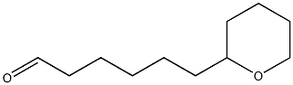 6-(Tetrahydro-2H-pyran-2-yl)hexanal Structure