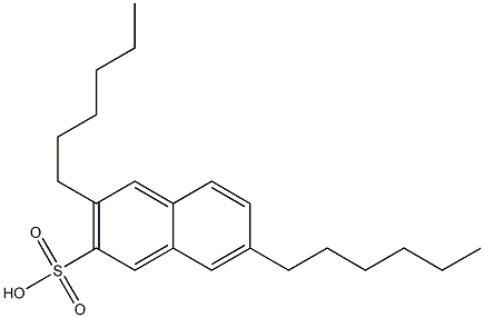  3,7-Dihexyl-2-naphthalenesulfonic acid