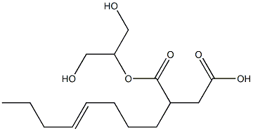 2-(4-Octenyl)succinic acid hydrogen 1-[2-hydroxy-1-(hydroxymethyl)ethyl] ester Structure