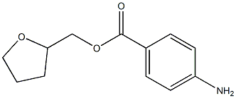 4-Aminobenzoic acid (tetrahydrofuran-2-yl)methyl ester Struktur