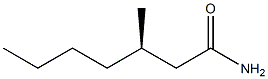 [R,(+)]-3-Methylheptanamide,,结构式