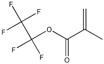 Methacrylic acid pentafluoroethyl ester Structure