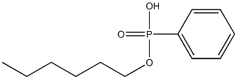Phenylphosphonic acid hexyl ester Structure