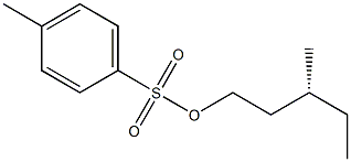 [R,(-)]-3-メチル-1-ペンタノールp-トルエンスルホナート 化学構造式