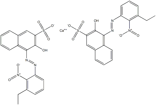 Bis[1-[(3-ethyl-2-nitrophenyl)azo]-2-hydroxy-3-naphthalenesulfonic acid]calcium salt