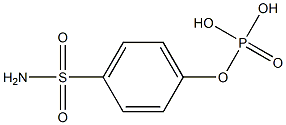 りん酸[4-(アミノスルホニル)フェニル] 化学構造式