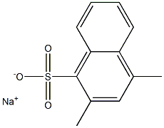 2,4-Dimethyl-1-naphthalenesulfonic acid sodium salt,,结构式